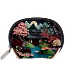 Japanese Garden Flowers Landscape Accessory Pouch (Small) Front