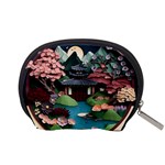 Japanese Garden Flowers Landscape Accessory Pouch (Small) Back