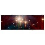 Astrology Astronomical Cluster Galaxy Nebula Banner and Sign 12  x 4  Front