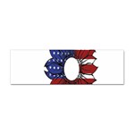 Us Flag Flower Sunshine Flag America Usa Sticker Bumper (10 pack)
