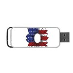 Us Flag Flower Sunshine Flag America Usa Portable USB Flash (Two Sides)