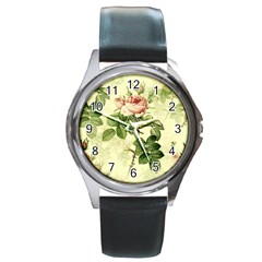 Roses-59 Round Metal Watch by nateshop