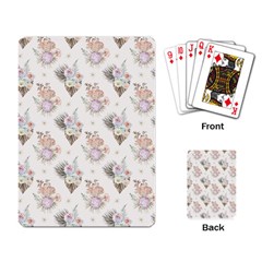 Roses-white Playing Cards Single Design (rectangle) by nateshop