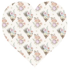 Roses-white Wooden Puzzle Heart by nateshop