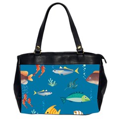 Fish-73 Oversize Office Handbag (2 Sides) by nateshop