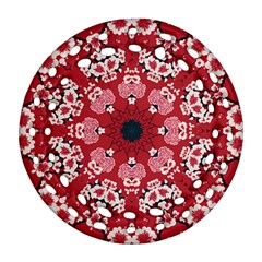 Traditional Cherry Blossom  Ornament (round Filigree) by Kiyoshi88