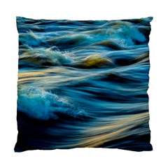Waves Wave Water Blue Sea Ocean Abstract Standard Cushion Case (two Sides)