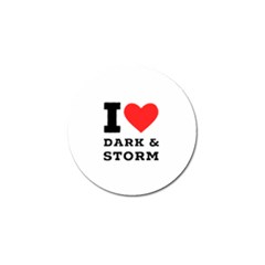 I Love Dark And Storm Golf Ball Marker (4 Pack) by ilovewhateva