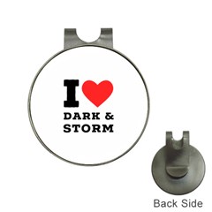 I Love Dark And Storm Hat Clips With Golf Markers by ilovewhateva