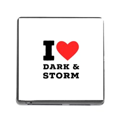 I Love Dark And Storm Memory Card Reader (square 5 Slot) by ilovewhateva