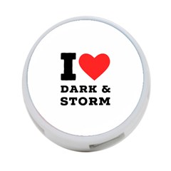 I Love Dark And Storm 4-port Usb Hub (one Side) by ilovewhateva