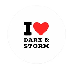 I Love Dark And Storm Mini Round Pill Box by ilovewhateva