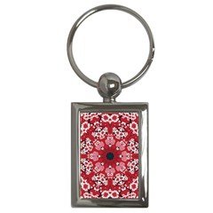 Traditional Cherry Blossom  Key Chain (rectangle)