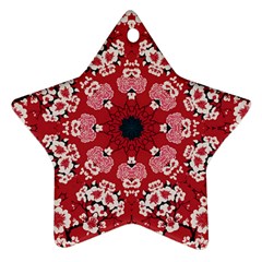 Traditional Cherry Blossom  Star Ornament (two Sides) by Kiyoshi88