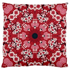 Traditional Cherry Blossom  Standard Premium Plush Fleece Cushion Case (two Sides) by Kiyoshi88