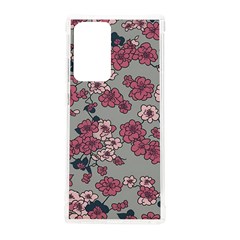 Traditional Cherry Blossom On A Gray Background Samsung Galaxy Note 20 Ultra Tpu Uv Case by Kiyoshi88