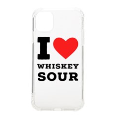 I Love Whiskey Sour Iphone 11 Tpu Uv Print Case by ilovewhateva
