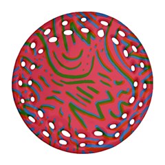 Pattern Saying Wavy Ornament (round Filigree) by Salman4z