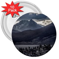Nature s Symphony: A Portrait Of Ushuaia s Wild Beauty  3  Buttons (10 Pack)  by dflcprintsclothing