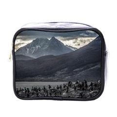 Nature s Symphony: A Portrait Of Ushuaia s Wild Beauty  Mini Toiletries Bag (one Side) by dflcprintsclothing