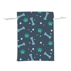 Bons Foot Prints Pattern Background Lightweight Drawstring Pouch (m) by Salman4z