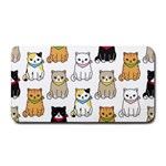 Cat Kitten Seamless Pattern Medium Bar Mat