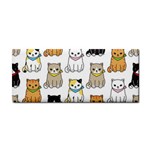 Cat Kitten Seamless Pattern Hand Towel