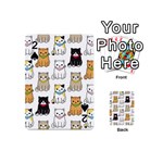 Cat Kitten Seamless Pattern Playing Cards 54 Designs (Mini)