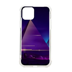 Egyptian-pyramids-night-landscape-cartoon Iphone 11 Pro 5 8 Inch Tpu Uv Print Case by Salman4z