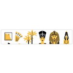 Egypt-symbols-decorative-icons-set Small Premium Plush Fleece Scarf