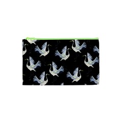 Crane Pattern Cosmetic Bag (xs) by Salman4z