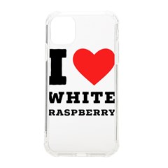 I Love White Raspberry Iphone 11 Tpu Uv Print Case by ilovewhateva