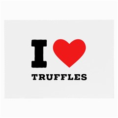 I Love Truffles Large Glasses Cloth by ilovewhateva