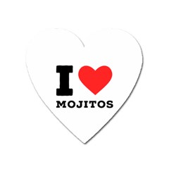 I Love Mojitos  Heart Magnet by ilovewhateva