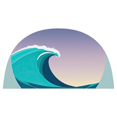 Tsunami Tidal Waves Wave Minimalist Ocean Sea Anti Scalding Pot Cap by Ravend