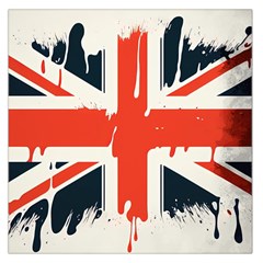 Union Jack England Uk United Kingdom London Square Satin Scarf (36  X 36 )