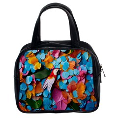 Confetti Tropical Ocean Themed Background Abstract Classic Handbag (two Sides)