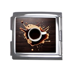 Coffee Cafe Espresso Drink Beverage Mega Link Italian Charm (18mm) by Ravend