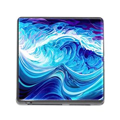 Tsunami Waves Ocean Sea Nautical Nature Water Memory Card Reader (square 5 Slot) by Ravend