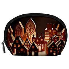 Gingerbread House Gingerbread Christmas Xmas Winter Accessory Pouch (large)