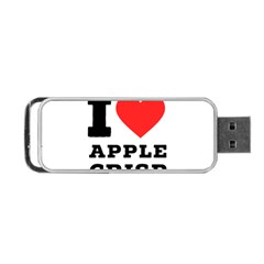 I Love Apple Crisp Portable Usb Flash (one Side) by ilovewhateva