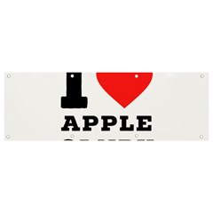 I Love Apple Candy Banner And Sign 9  X 3  by ilovewhateva