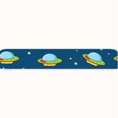 Seamless-pattern-ufo-with-star-space-galaxy-background Small Bar Mat by Salman4z