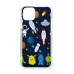 Big-set-cute-astronauts-space-planets-stars-aliens-rockets-ufo-constellations-satellite-moon-rover-v Iphone 11 Pro 5 8 Inch Tpu Uv Print Case by Salman4z