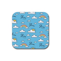 Sky-pattern Rubber Coaster (square) by Salman4z