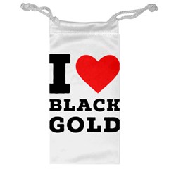 I Love Black Gold Jewelry Bag by ilovewhateva