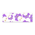 Purple-owl-pattern-background Sticker (Bumper)