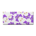 Purple-owl-pattern-background Hand Towel