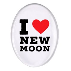 I Love New Moon Oval Glass Fridge Magnet (4 Pack) by ilovewhateva