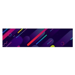 Colorful-abstract-background Oblong Satin Scarf (16  X 60 ) by Salman4z